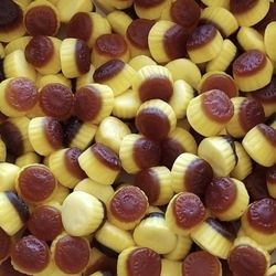 Flanes lisos de caramelo - 100g